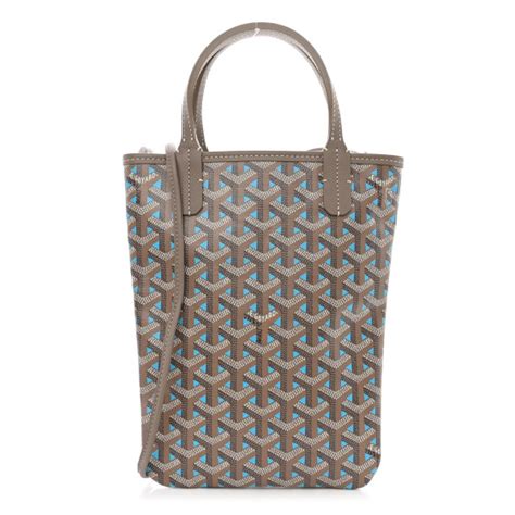 GOYARD Goyardine Poitiers Claire Voie Tote Grege .